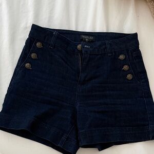 Rachel Zoe Women's Navy Jean Shorts
